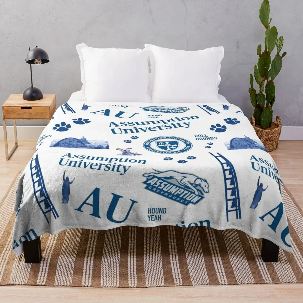 

Assumption University Pattern Throw Blanket for winter for sofa Thin Blankets