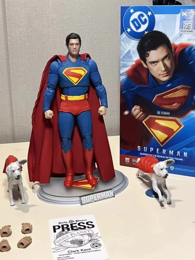 

Hot Toys 19cm Superman Action Figure DC Multiverse Movie 2025 Collectible Model Doll for Desktop Decoration Birthday Gift