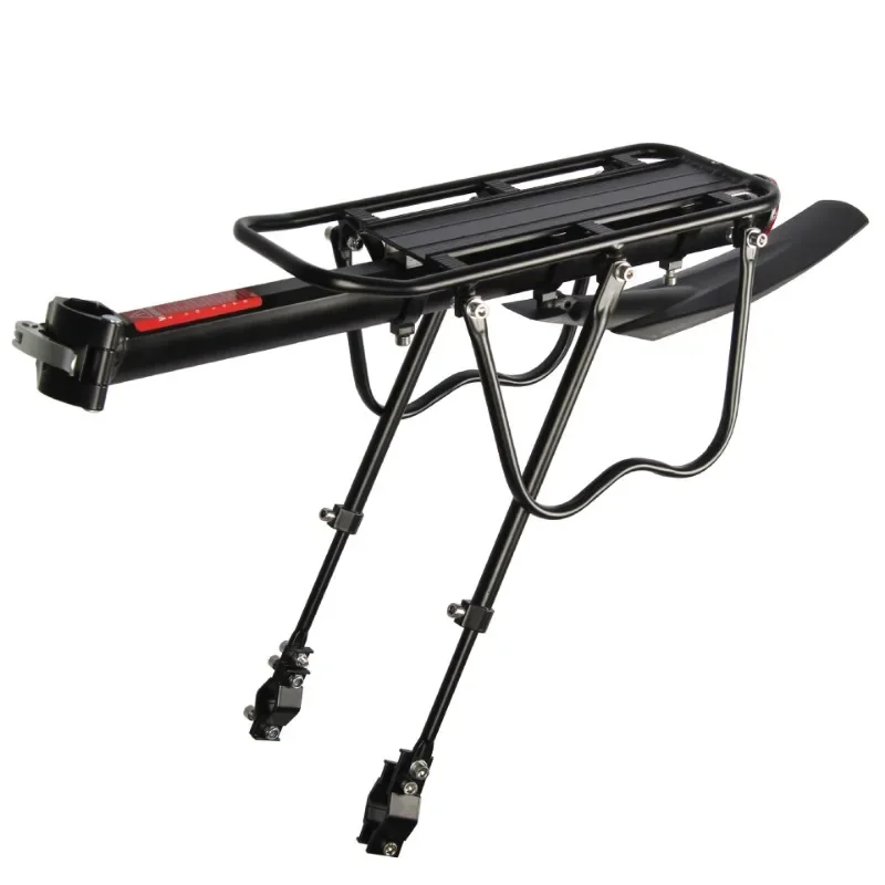 Bicycle rack made of aluminum alloy with mud board, carrying rack for mountain bikes, rear seat