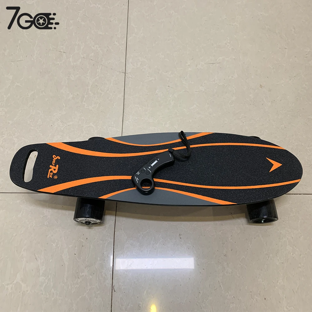 US EU warehouse Newest model colorful electric skateboard for sale Four-Wheel 300w Motor remote control Electric Skateboard