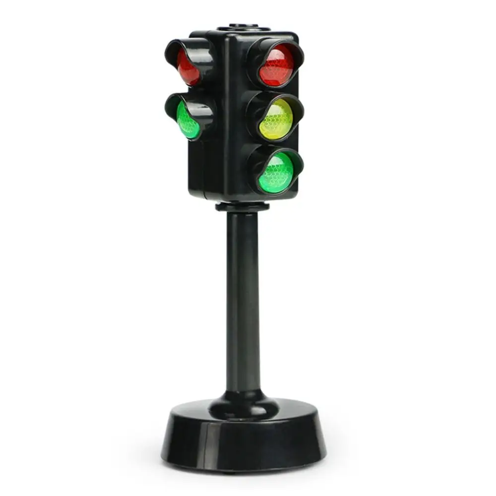 Plastic Traffic Light Model LED Acousto Optic System Mini Traffic Light Traffic Safety Signal Model Road Light Early Childhood