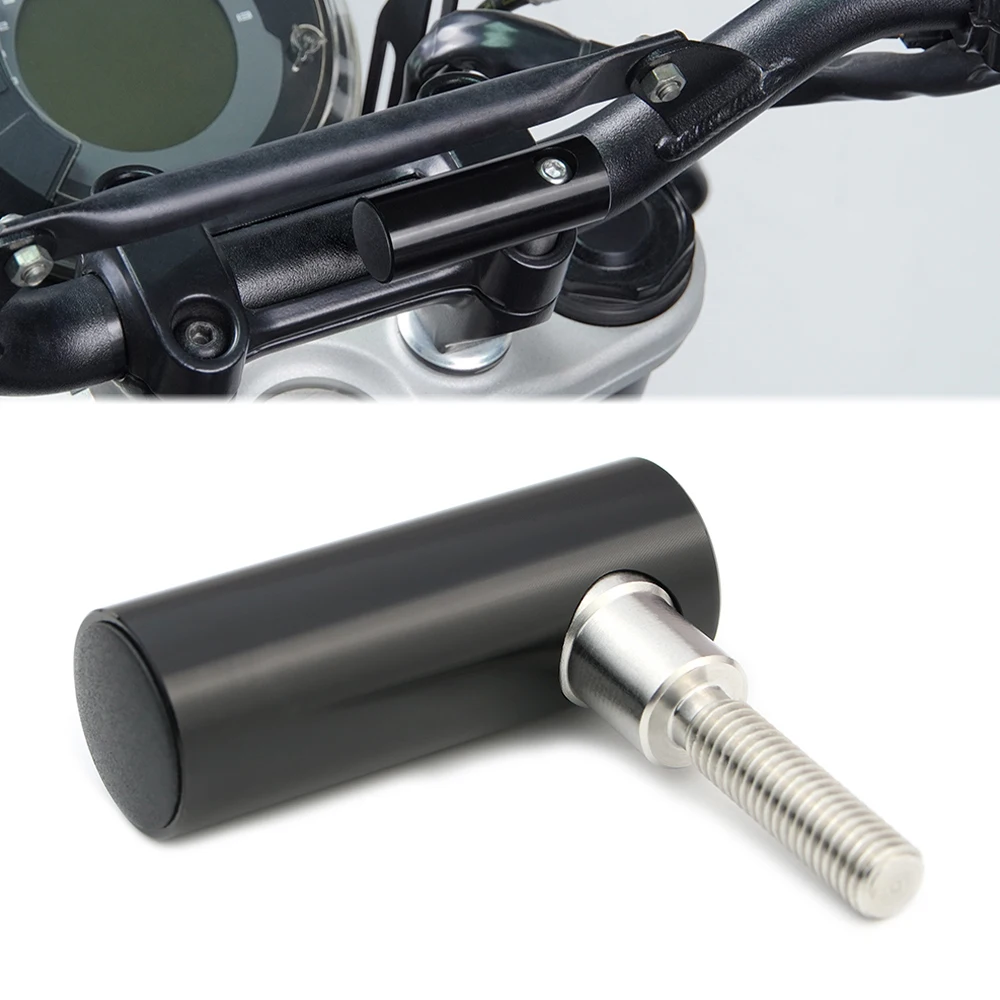 Motorcycle Handlebar Clamp Base M8 Bolts GPS Mount 7/8 Inch/ 22mm Bar Motorcycle Mobile Phone Navigation Bracket Phone Holder