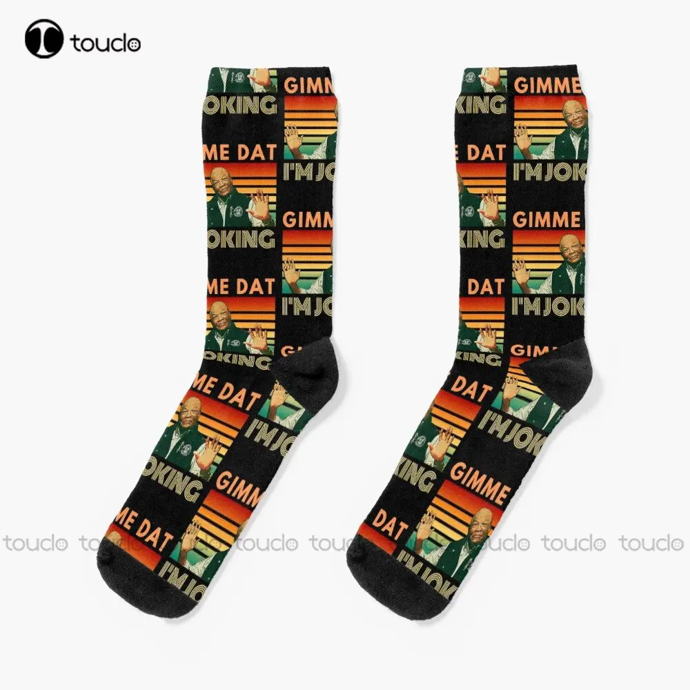 

I'M Joking Gimme Dat I Think You Should Leave Itysl Weird Professor Socks Soccer Socks Women Custom Gift Streetwear Funny Sock