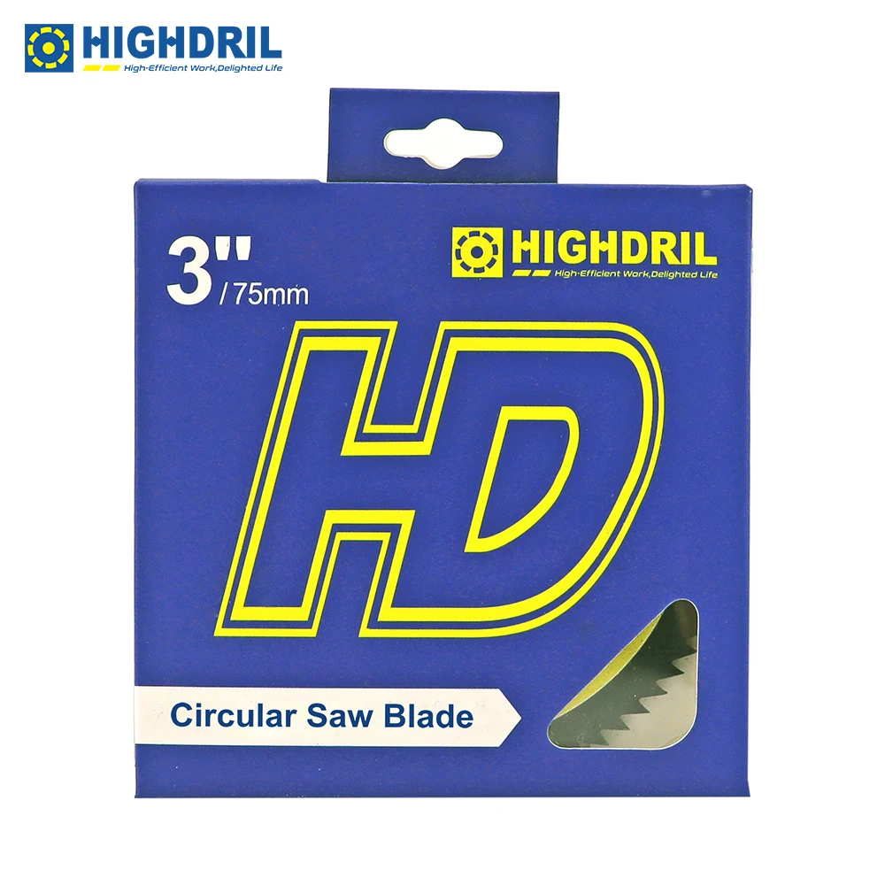 HIGHDRIL HSS Circular Saw Blade Mini Diamond Cutting Disc 50/75/85mm For Soft Metal Copper Aluminium Wood Plastic Angle Grinder