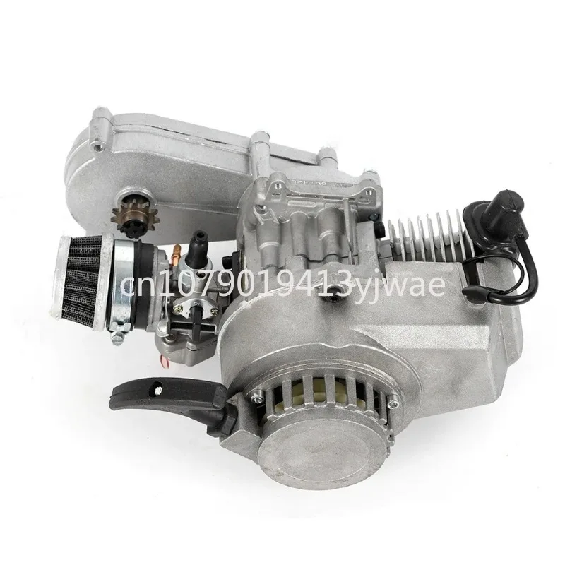 49CC 2 Stroke Engine Motor Pull Start Air Filter Gear Box for Pocket Bike Mini Dirt Bike ATV