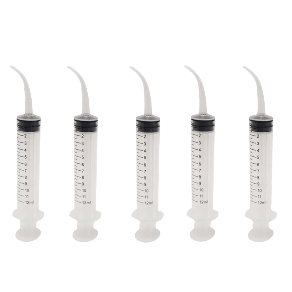 1-10Pcs Syringes for Liquid – Individually Packed Sterile Plastic Syringes Without Needle for Teeth Washing Dispensing Lip-gloss