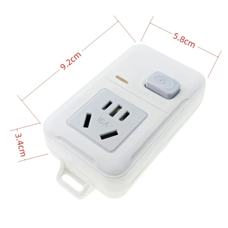 China 10A 16A Surface Wall Mount Outlet Socket With Main Power Switch AC250V 4000Watts For Air Con Water Heater