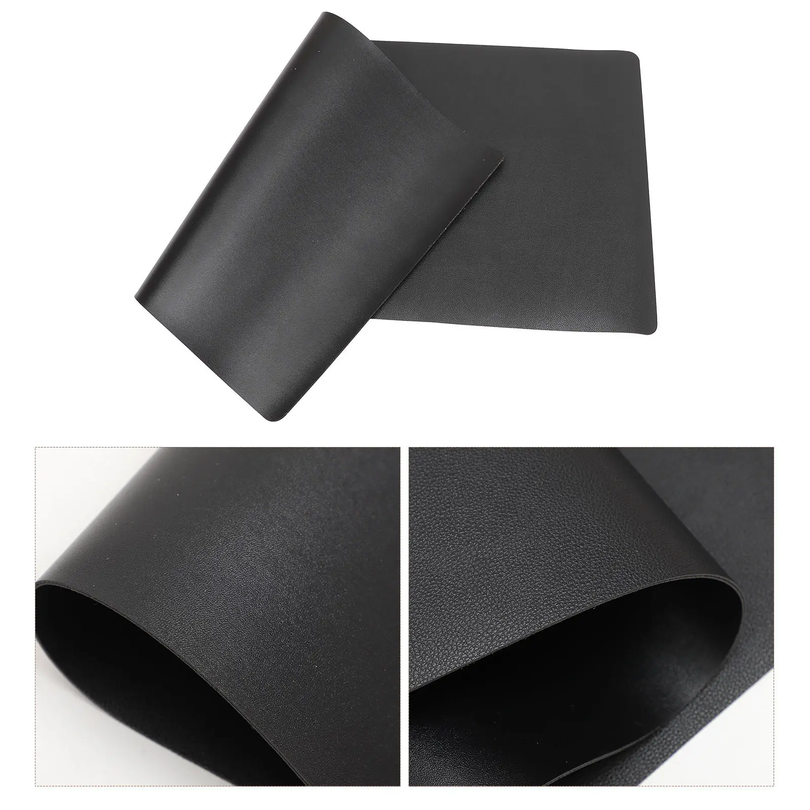 Waterproof Double-Sided Mouse Pad with PU Surface & Anti-Slip Bottom for Gaming, Office, Laptop Use