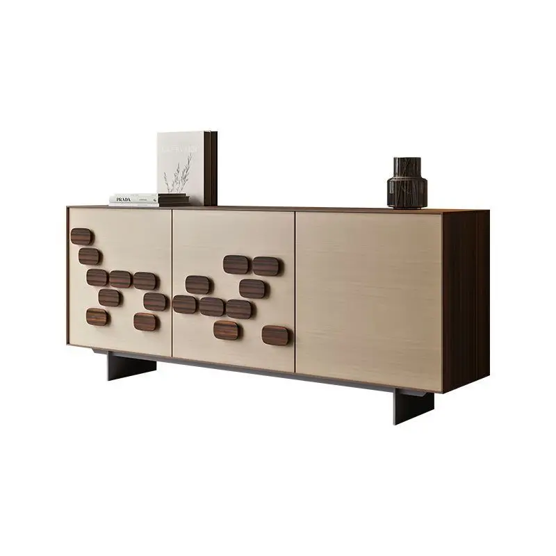 

Italian minimalist high-end side cabinet modern minimalist piano paint porch cabinet storage storage cabinet tea cabinet