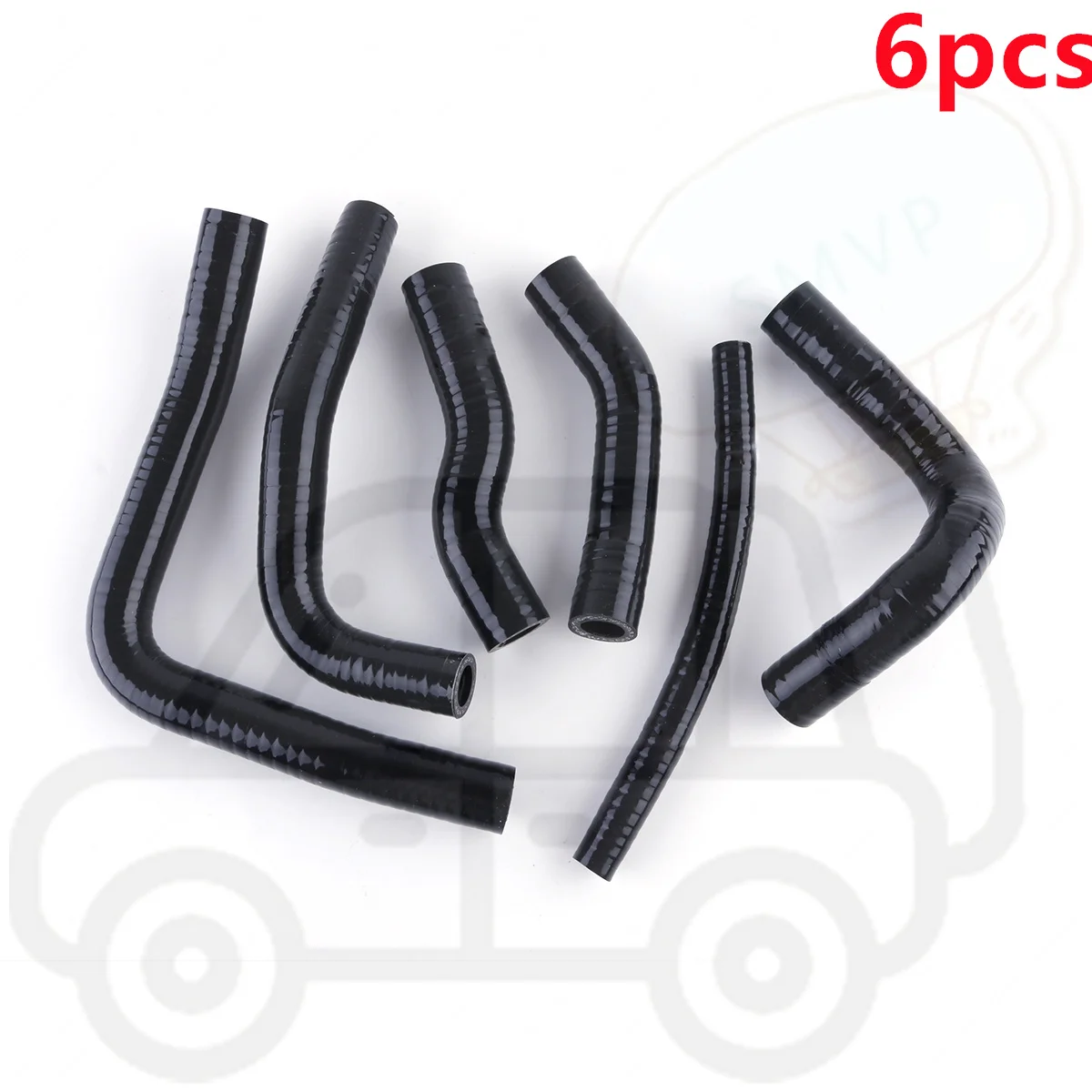 

6PCS 3PLY Silicone Radiator Coolant Tube Hose Pipe Kit For 2000 2001 Honda CR250R CR 250 R 2-stroke Replacement Parts