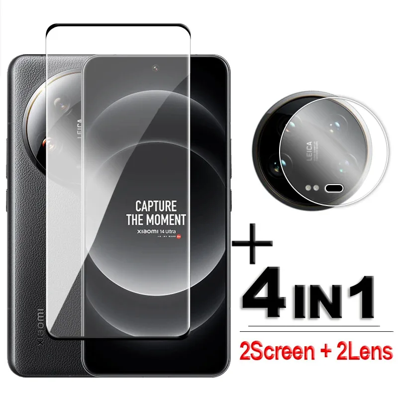 Für Xiaomi 14 Ultra Glas Volle Abdeckung 3D Gebogene Screen Protector Für Xiaomi 14 Ultra Gehärtetem Glas Für Xiaomi 14 Ultra 6,73 zoll