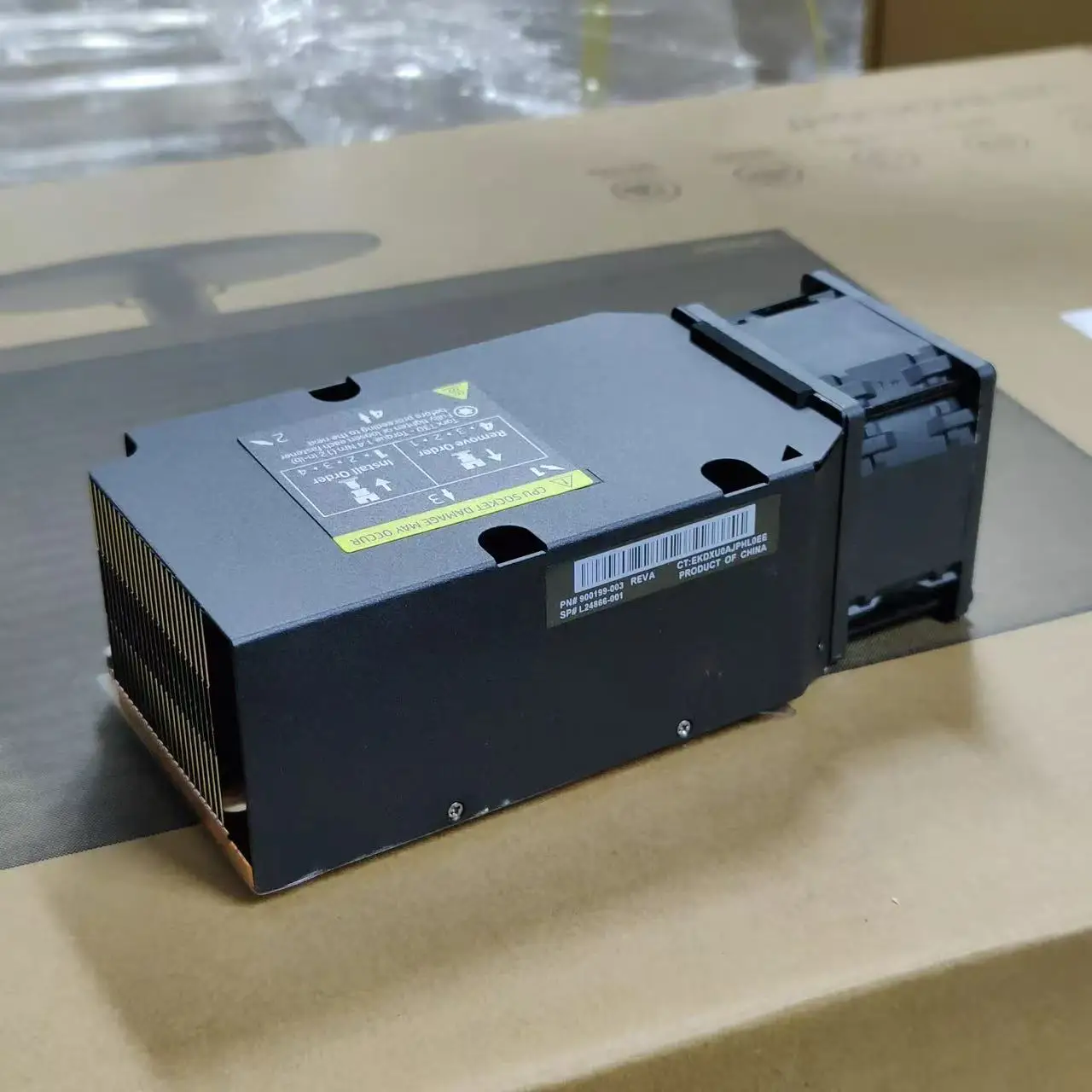 

PIA060K12N FOR HP Z6G4 Workstation CPU # 2 Heat Sink 900199-003 L24866-001 Brand new original spare part 12V 1.5A