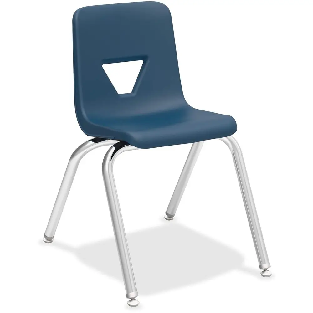 

Navy Blue 4-Piece Stackable Student Chairs with 16 Seat Height