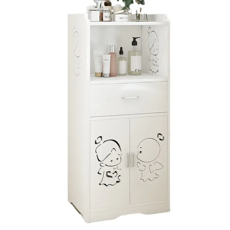 

Storage cabinet above toilet rack Floor-to-ceiling bathroom High-end side cabinet Back gap Multi-layer artifact