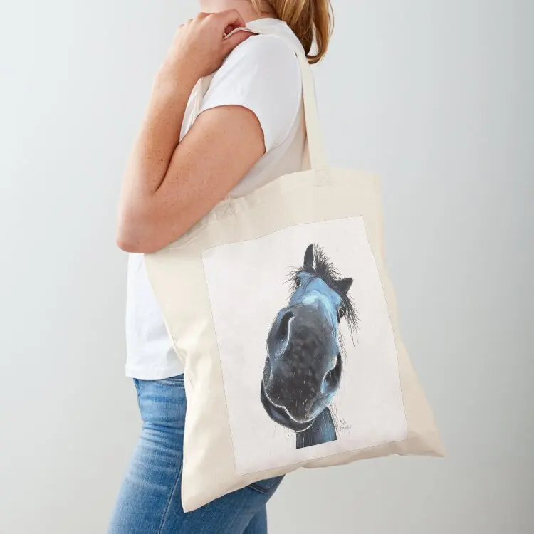 

HoRSe PRiNT ' HaPPY BuRT ' BY SHiRLeY MacARTHuR Tote Bag Big bag personalized tote tote bags men supermarket folding bag