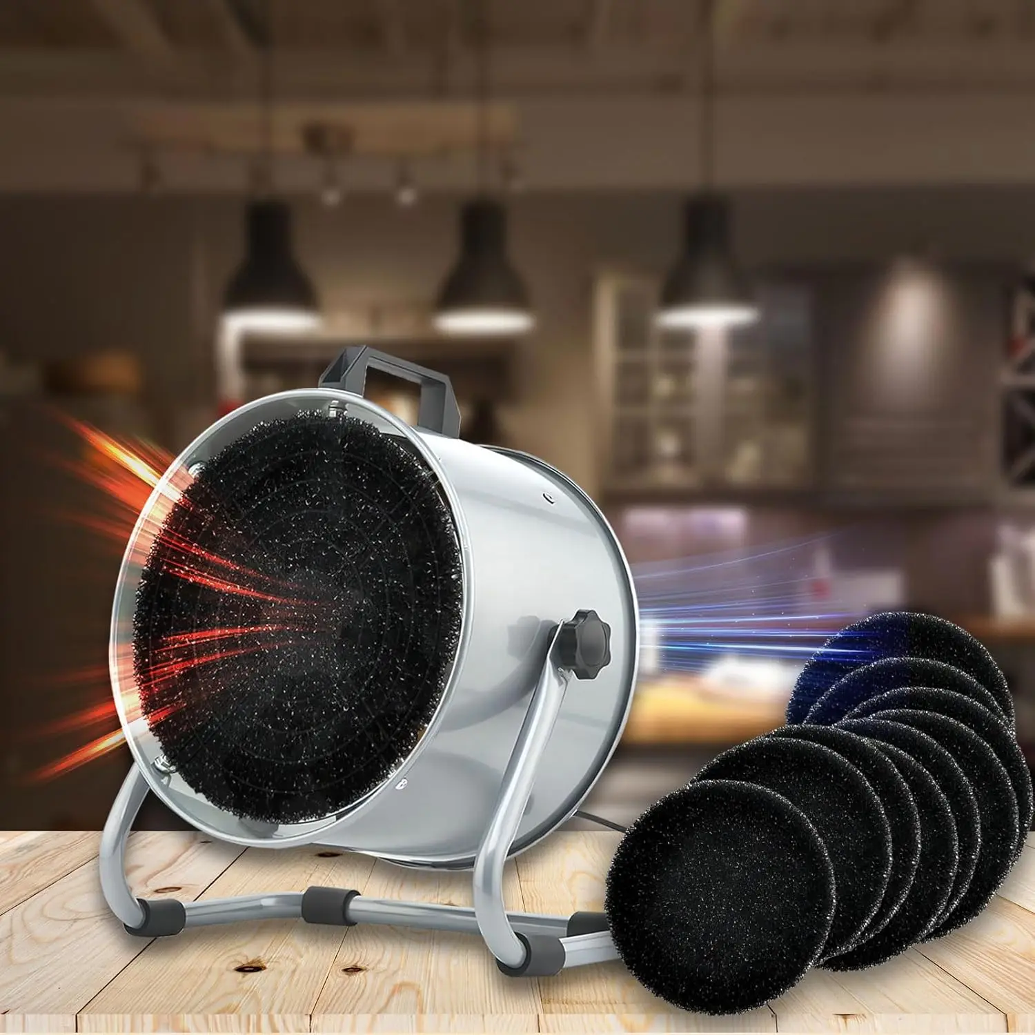 

Portable Range Hood for Cooking Strong Wind Desktop Range Hoods 9 Activated Carbon Filter Replacements Portable Exhaust Fan