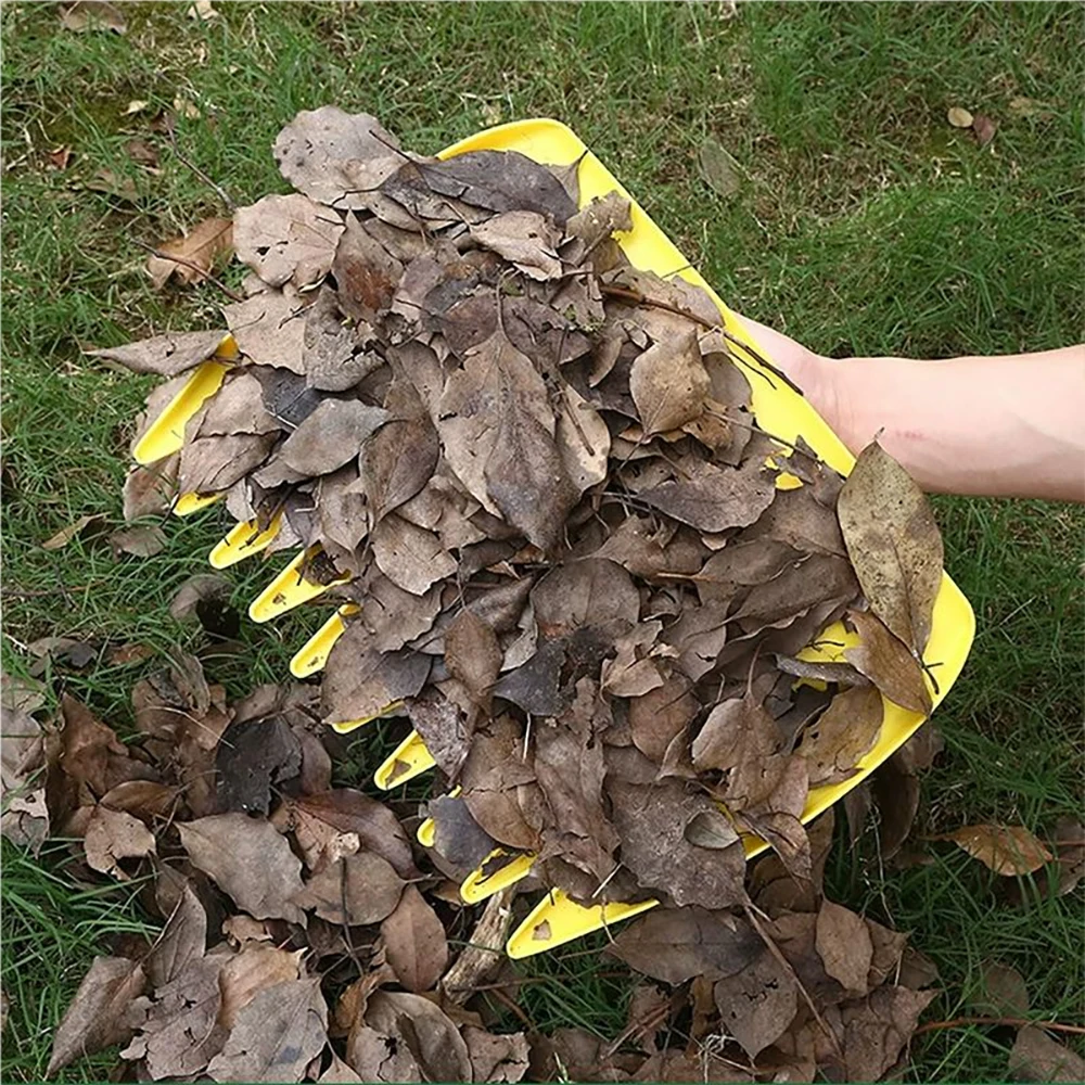 1 Paar Handgehaltene Laubsammelzangen, Gartenwerkzeug zum Aufsammeln von Gras, Unkraut, Stroh und Gartenabfällen – Detail 4
