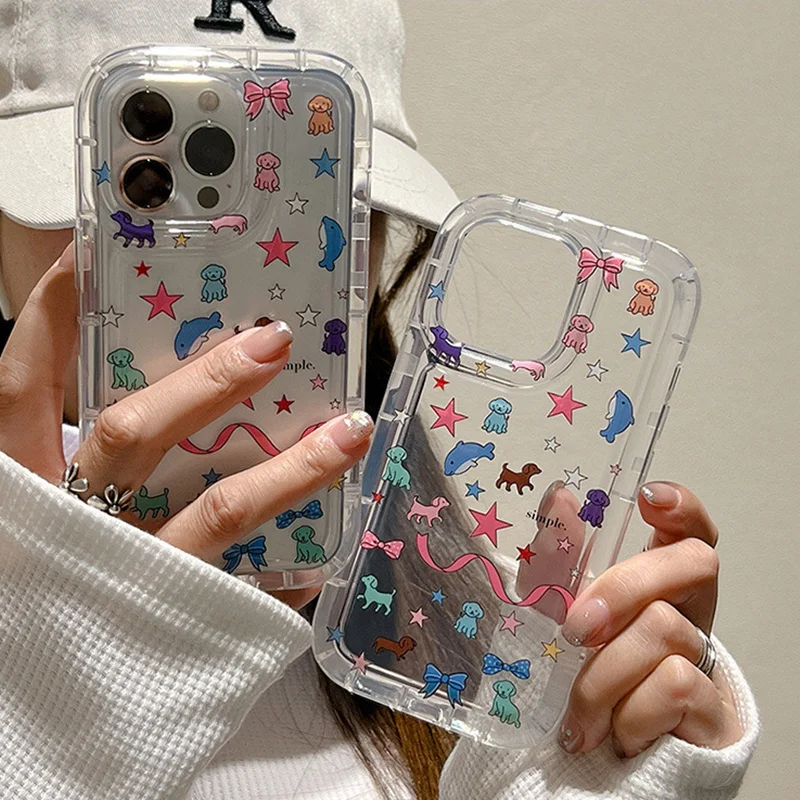 J76 Fall Prevention Cushion Type For Samsung Galaxy A14 A34 A54 A52 A51 A72 A73 A12 A32 A23 A42 Case DIY Soft TPU Cover