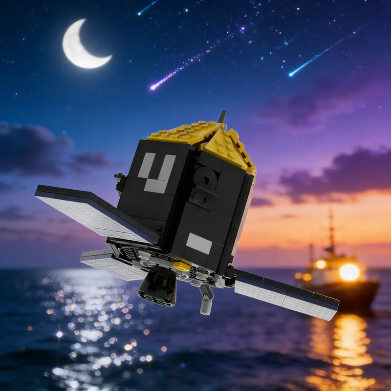 

Набор строительных блоков MOC «Космический комплекс Хиппаркос», 316 деталей, развивающая игрушка для сборки, идея для креативного подарка на Рождество, обучающий конструктор