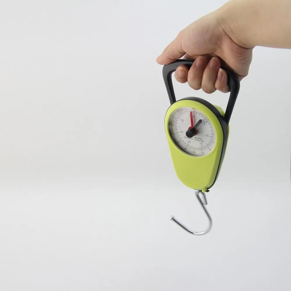 ميزان الأمتعة الإلكتروني المحمول مع شريط القياس، مقياس معلق للأمتعة عالي الدقة، لون عشوائي متين #4