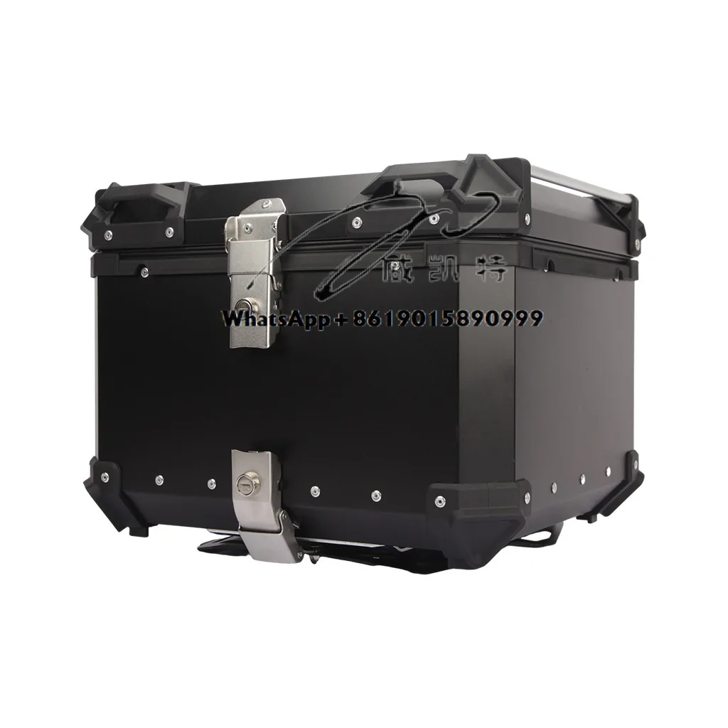 

Universal Motorcycle Accessories Rear Top Box Side Luggage Case 28L 32L 36L 45L 55L 65L 80L 100L Aluminum Alloy Storage Trunk