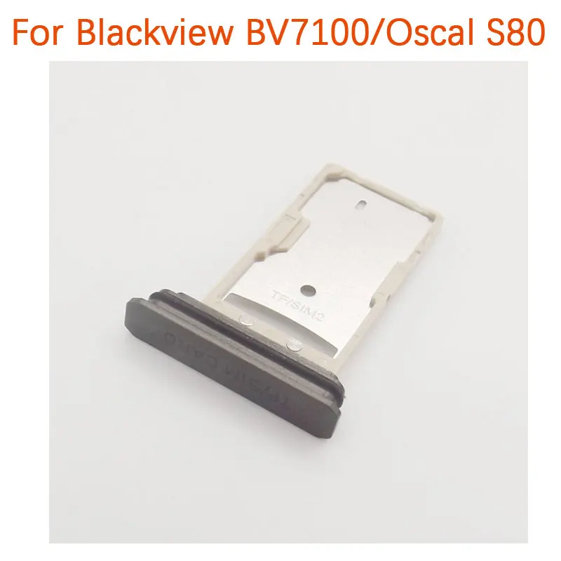 New Original Blackview BV7100 Oscal S80 SIM Card Tray TF Sim Card Holder SIM Card Slot Adapter For Blackview BV7100 Smart Phone
