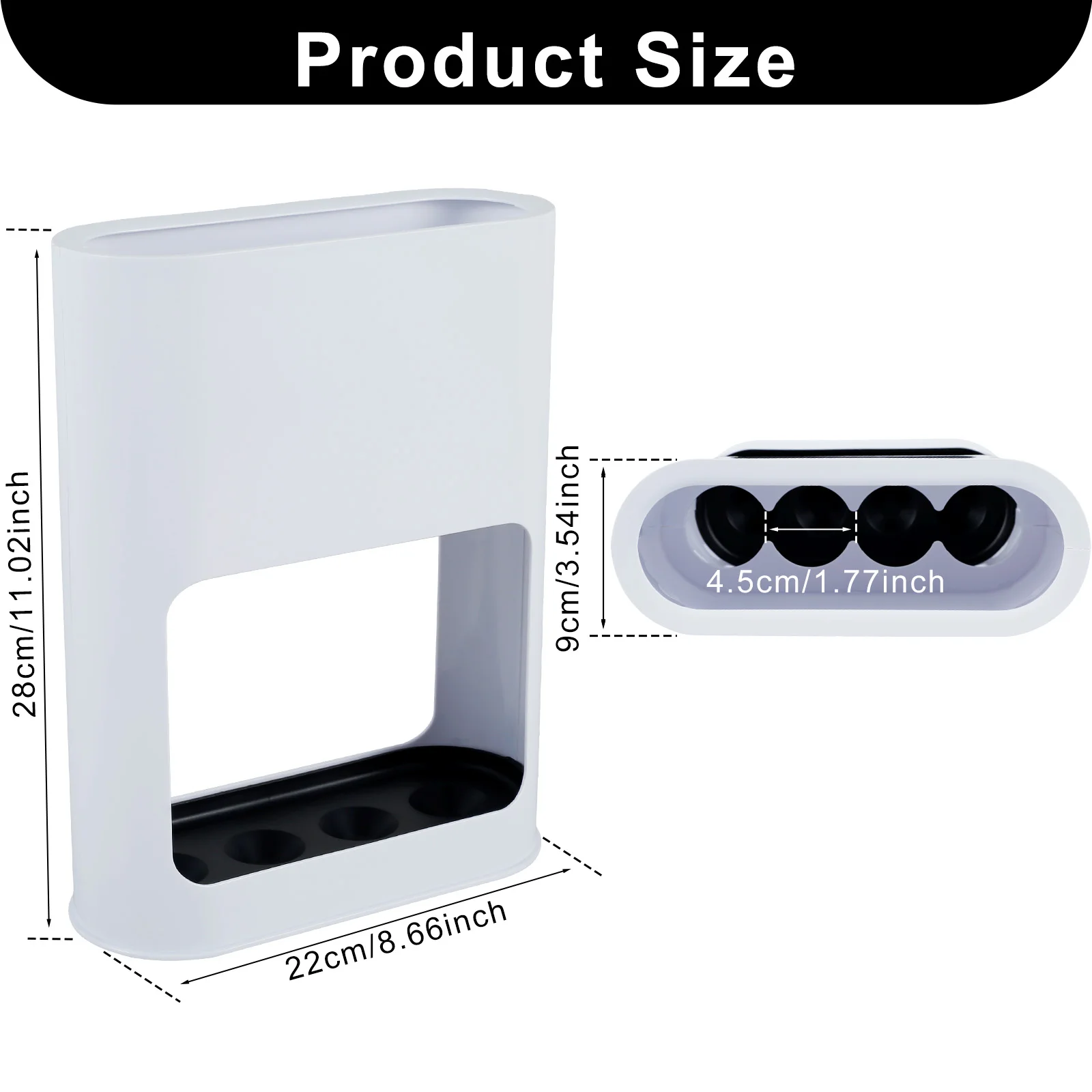 Umbrella Holder Metal Free Standing Umbrella Stand Rack Multipurpose Umbrella Decorative Holder with Removable Drip Tray