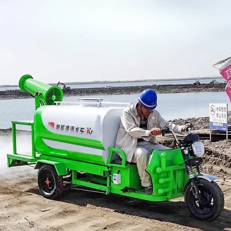 site high-pressure cleaning truck Municipal property Landscaping project Fog cannon Water cannon