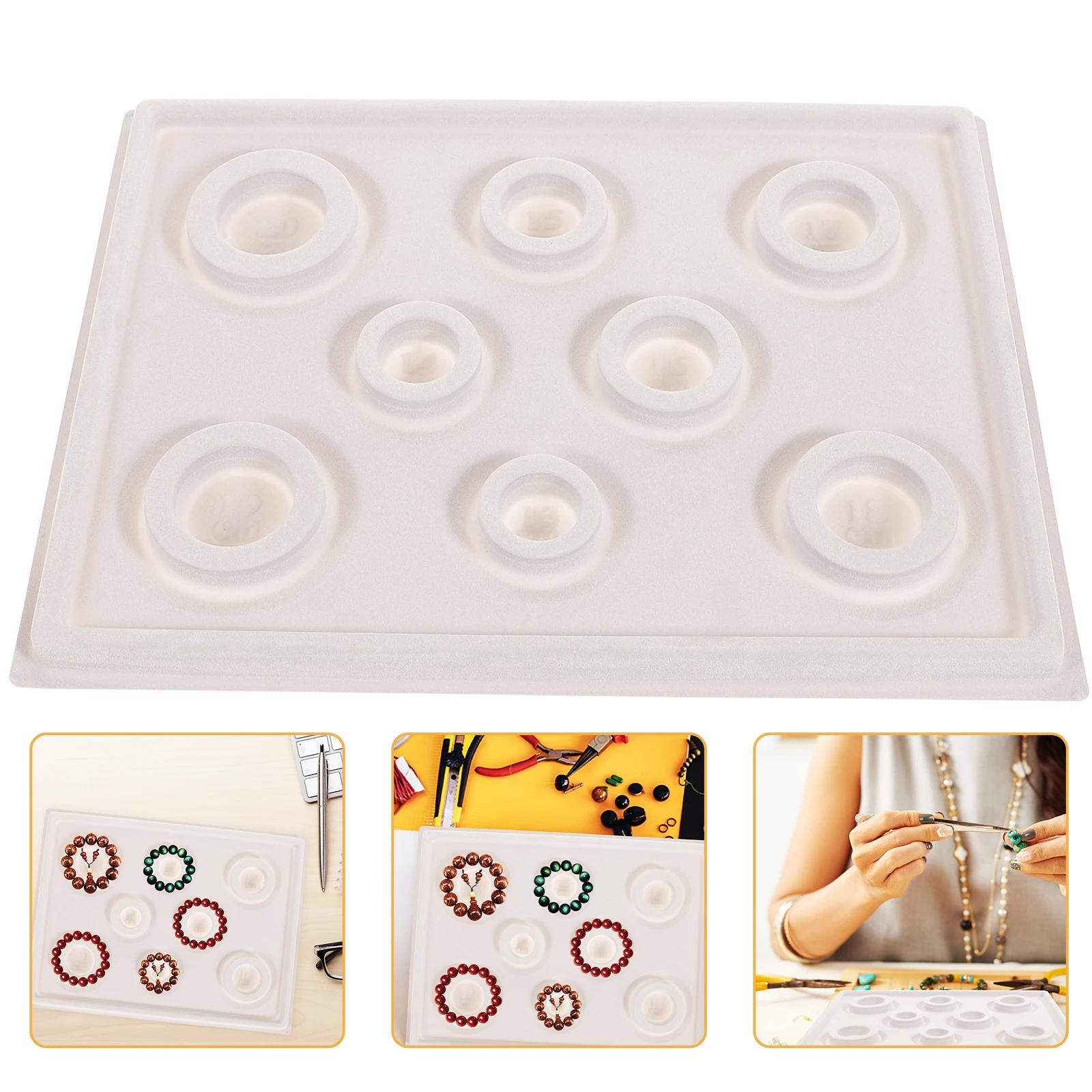 

Bracelet Design Plate Bead Trays Beading Board Jewelry for Making Charms Holder Boards Beads