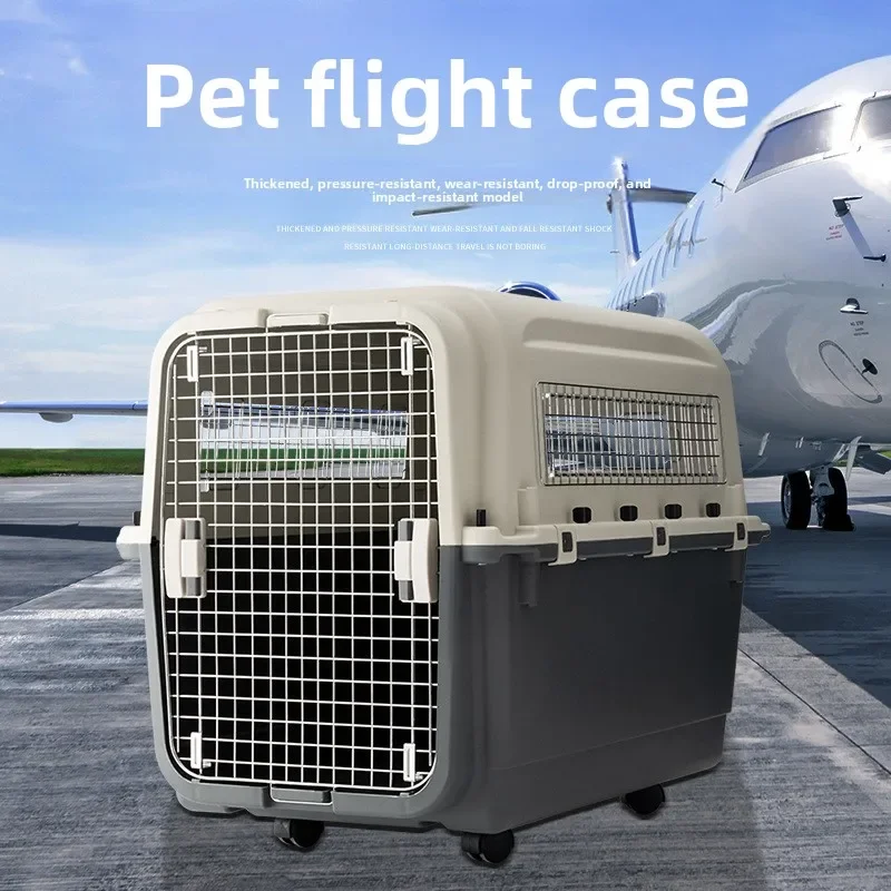 

Pet Carrier Cat Travel Suitcase Pet Airline Crate Box Small Large Dogs Cats Handheld Travel Dog Accessories for Small Dogs