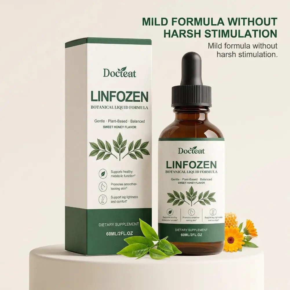 60ml Lymphatic Drainage Drops Helps Reduce Heaviness, Plant-Based Dietary Supplement, Support Leg Lightness & Healthy Metabolic