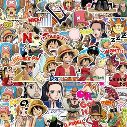 48pcs Party gifts, funny animated One Piece stickers, wall tabletop mugs and other decorations that can be used for the party