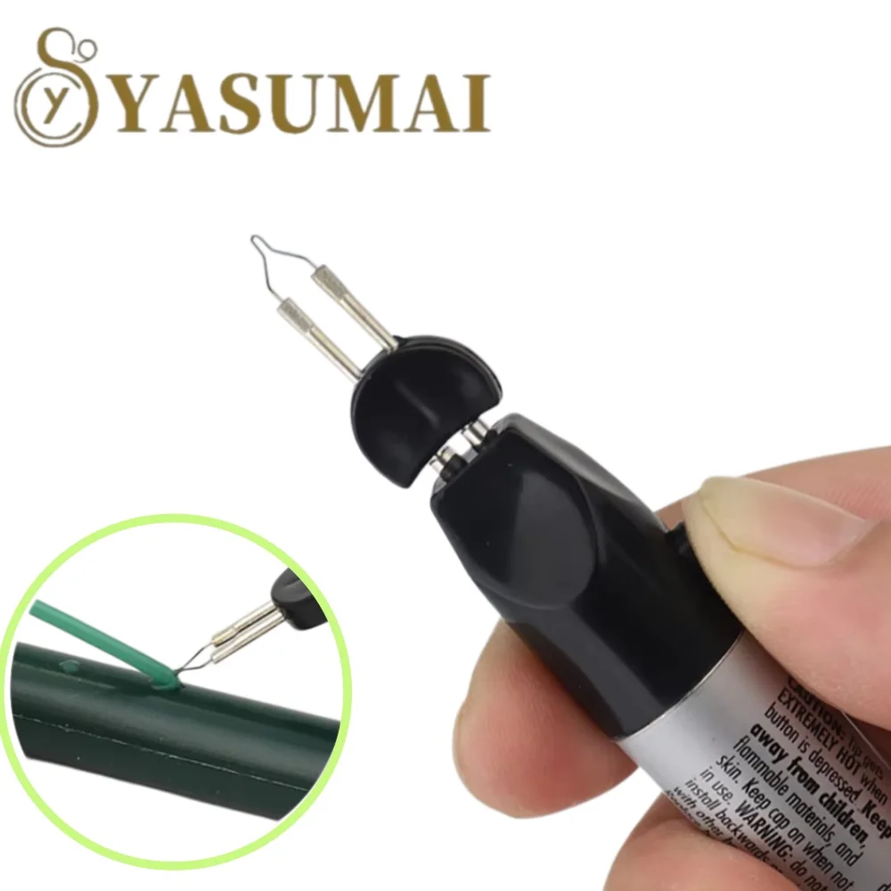 Yasuimai Perfect End Thread Cord Welding Crayons Thread Burner for Jewelry Tools Welding Wax Pen for making crafts no battery