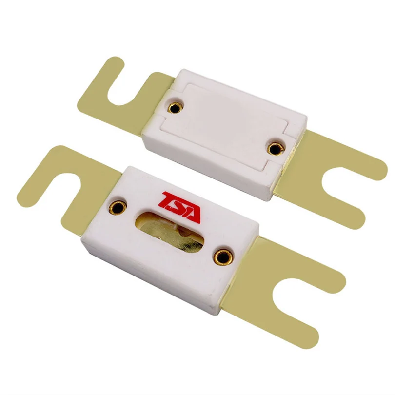 3Car ANL Fuse 0A/40A/60A/80A/100/150A/200A/250A/300A Plated Fuse Pure Copper Gold Plated Large Ceramic Fuse Sensitive