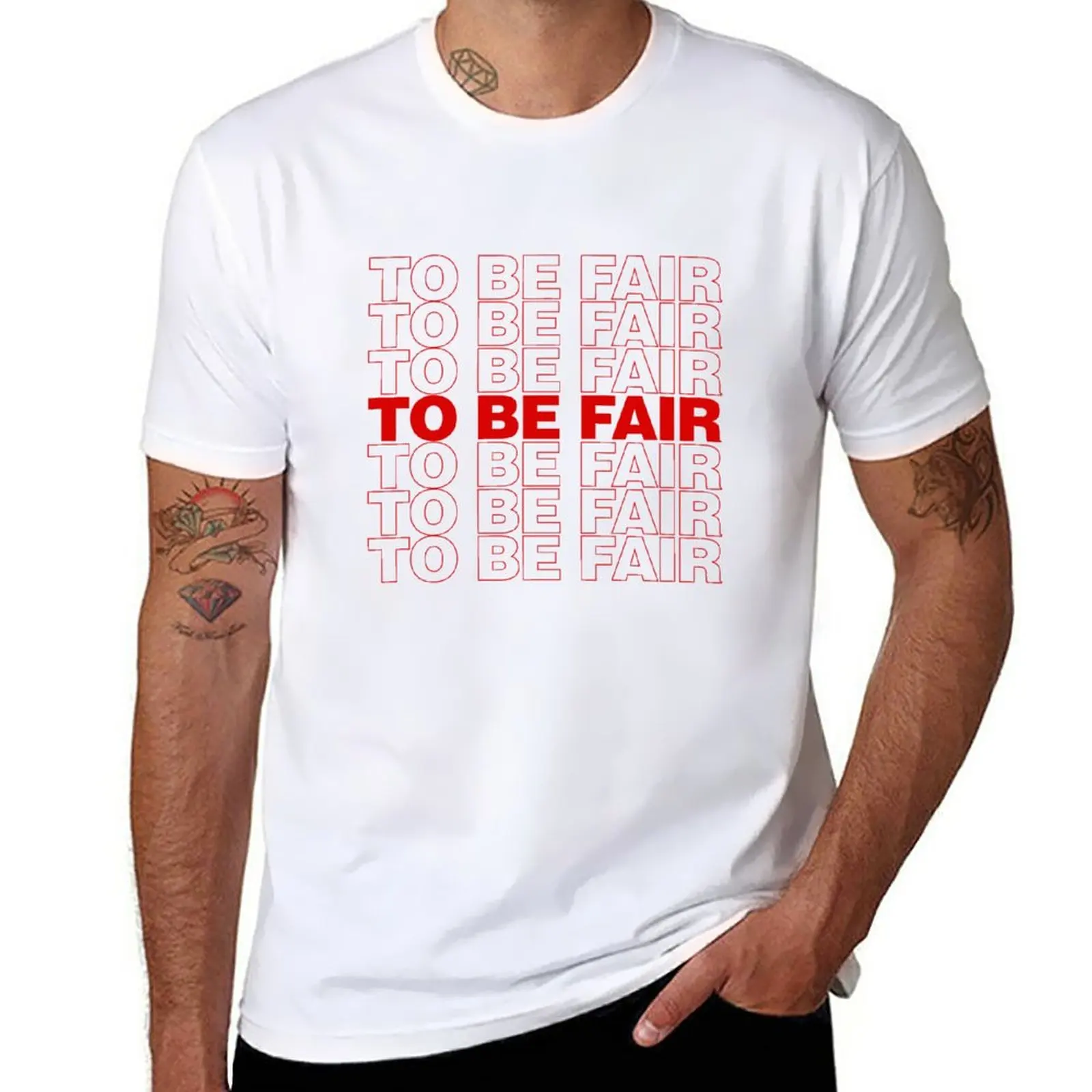 

New to be fair T-Shirt anime clothes t-shirts man boys white t shirts summer tops mens clothing