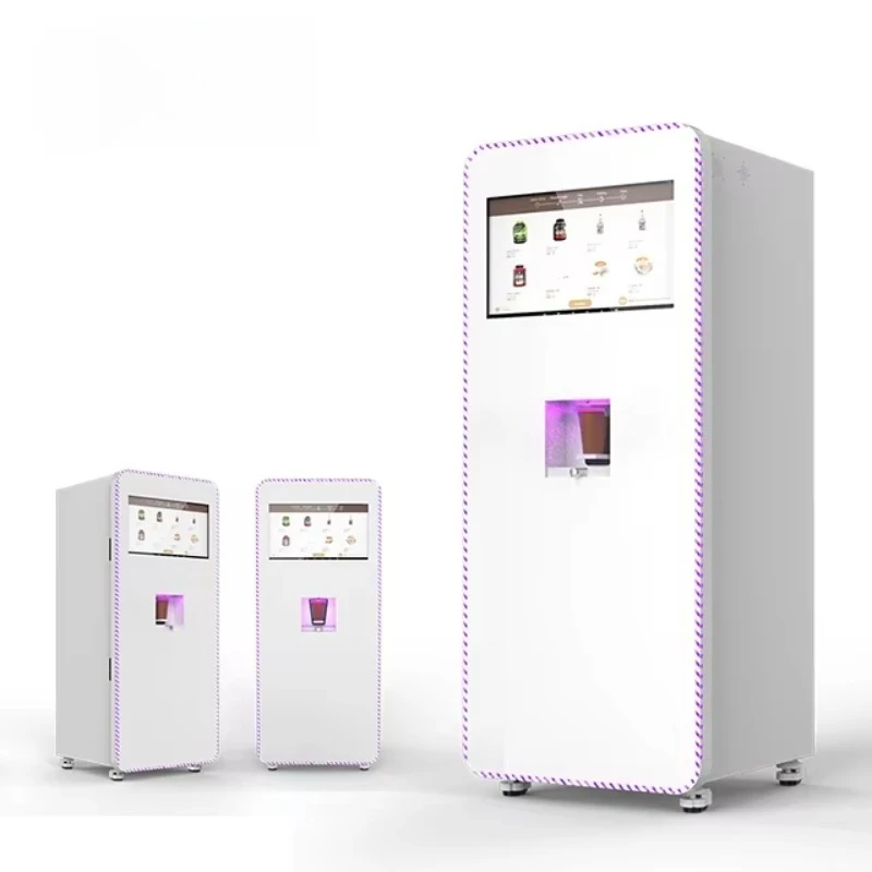 Protein Shake Vending Machine 150-200 Cup Capacity Custom Outdoor Vending Device Featuring Separate Independent Mixing System