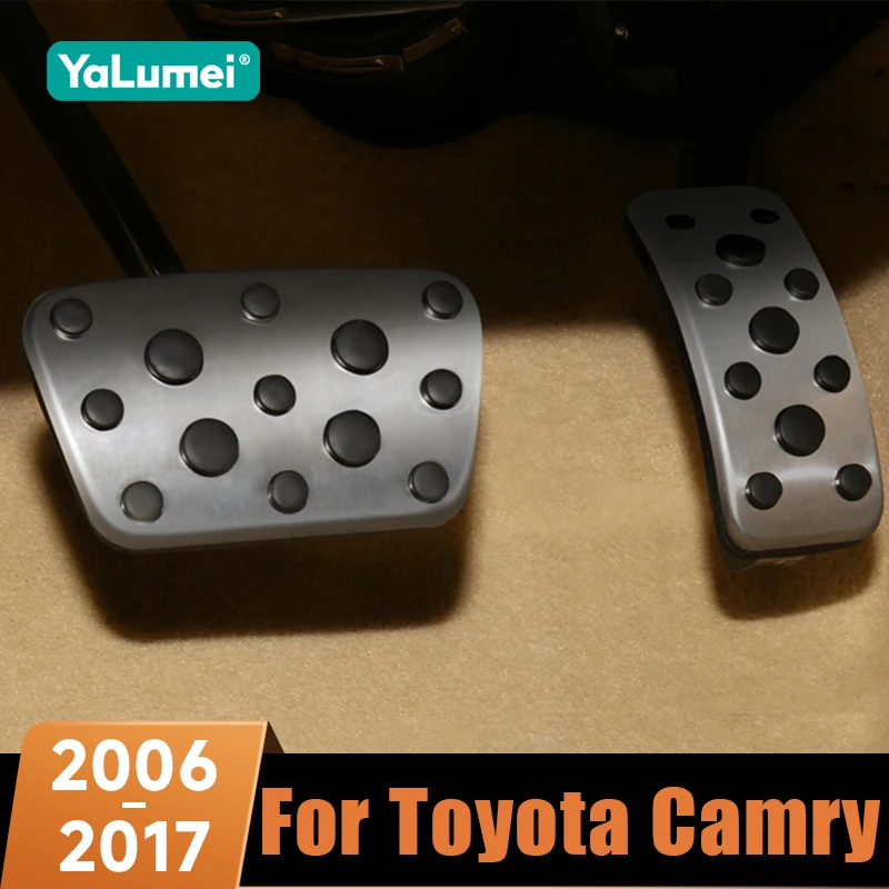 For Toyota Camry XV40 XV50 2006-2009 2010 2011 2012 2013 2014 2015 2016 2017 Car Footrest Accelerator Brake Pedal Non-Slip Cover