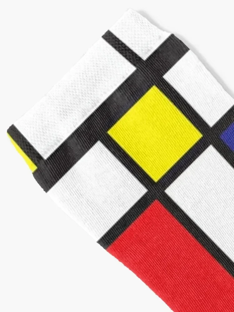 Mondrian Study I Socks Sports gift soccer anti-slip men cotton high quality Socks Ladies Men's