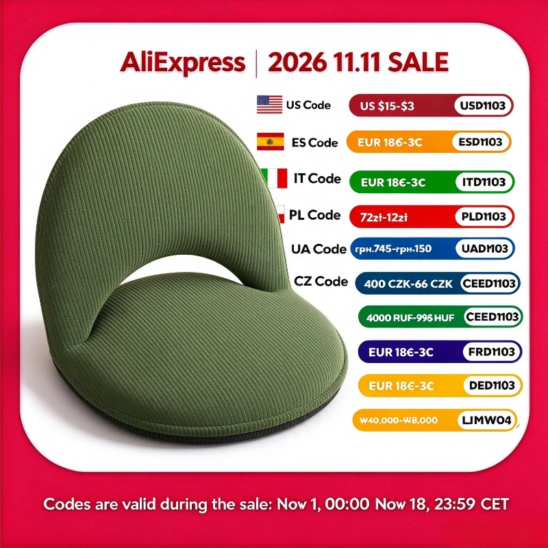 Foldable Backrest Tatami Lounger for Sitting & Sleeping, Small Space Bed for Bay Window Guest, Convertible Floor Cushion Chair