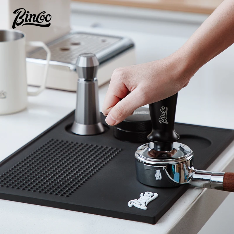 

Multifunction Espresso Tamping Mat Non Slip Holder Pad Coffee Press Cushion Tool Coffee Accessory Tamp Station Mat for 51-58mm