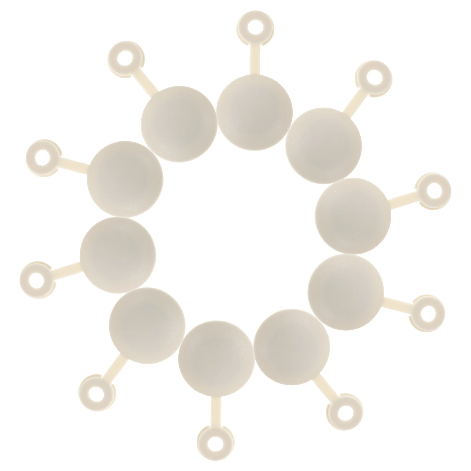 

10pcs Plastic Hinged Screw Cover Caps Folding Flip Top Snap Washer Covers For Car Interior Durable Easy Installation Shutter