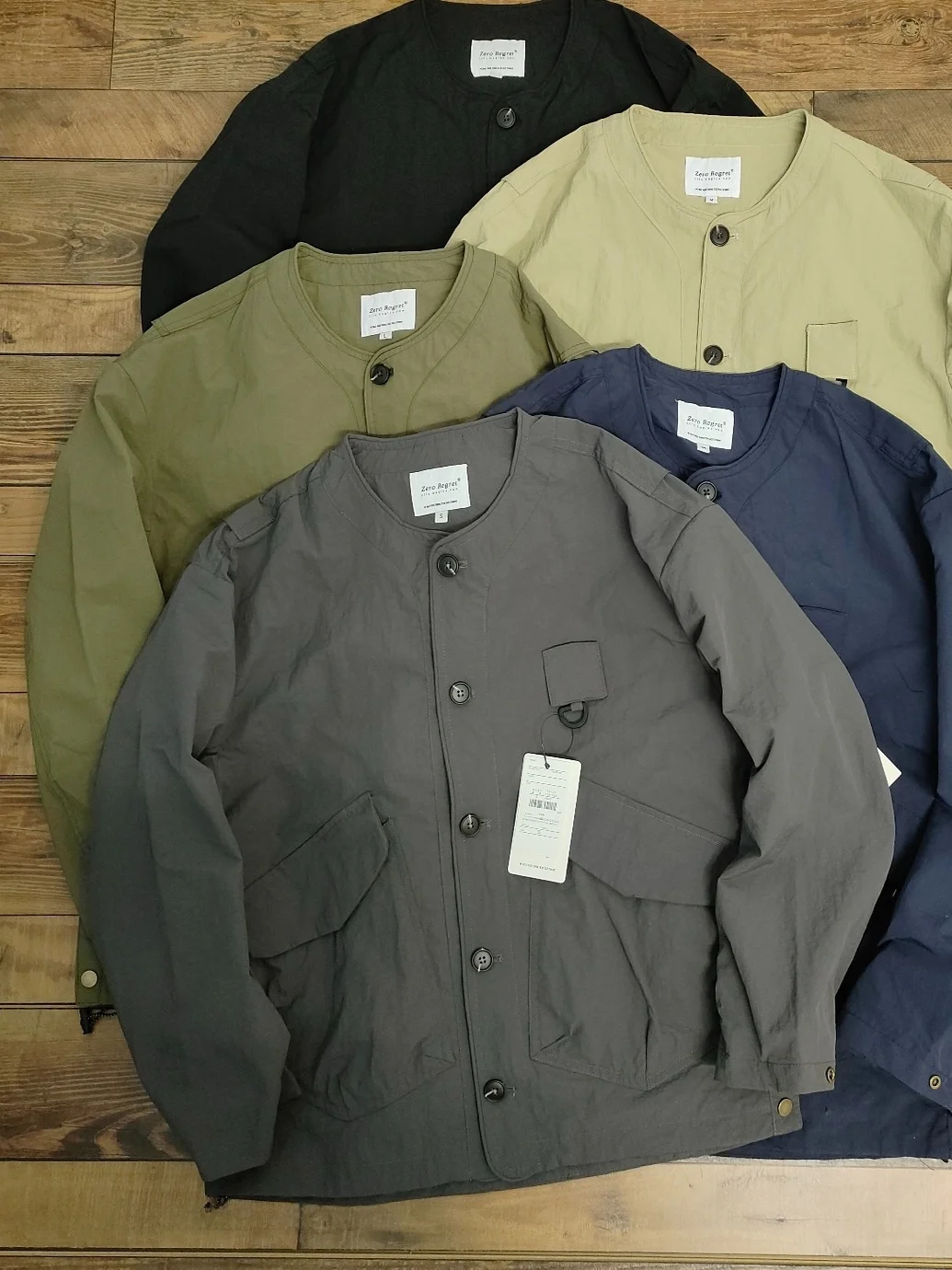 

Heavyweight Casual Workwear Jaet Men's Vintage Loose Top 2025 Autumn New Japanese Simple Collarl Outerwear