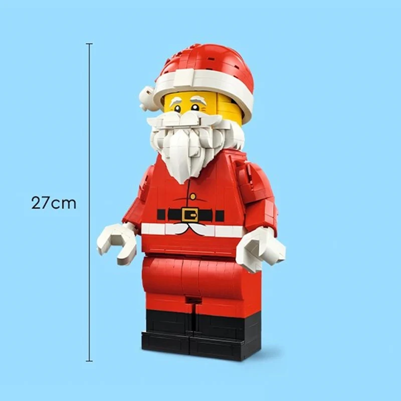 2025 nouvelle figurine de père noël à l'échelle 40820 figurine Festival Version limitée agrandie garçon fille bloc de construction cadeau de noël