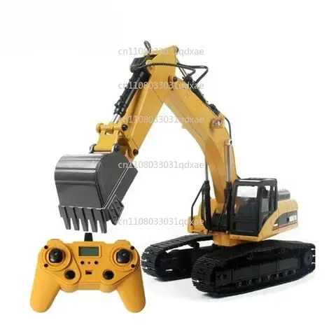 Hot Sale Huina 1580/580 23CH 1/14 RC Excavator - Full Alloy, 2.4GHz Remote Control Engineering Vehicle Toy