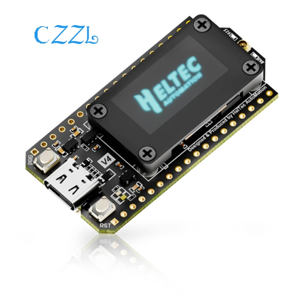 Meshtastic Heltec Wifi LoRa 32 V4 GPS 0.96 بوصة OLED ESP32 SX1262 تعمل بالطاقة الشمسية Dev-Board WiFi BLE طاقة منخفضة لـ Arduino IoT