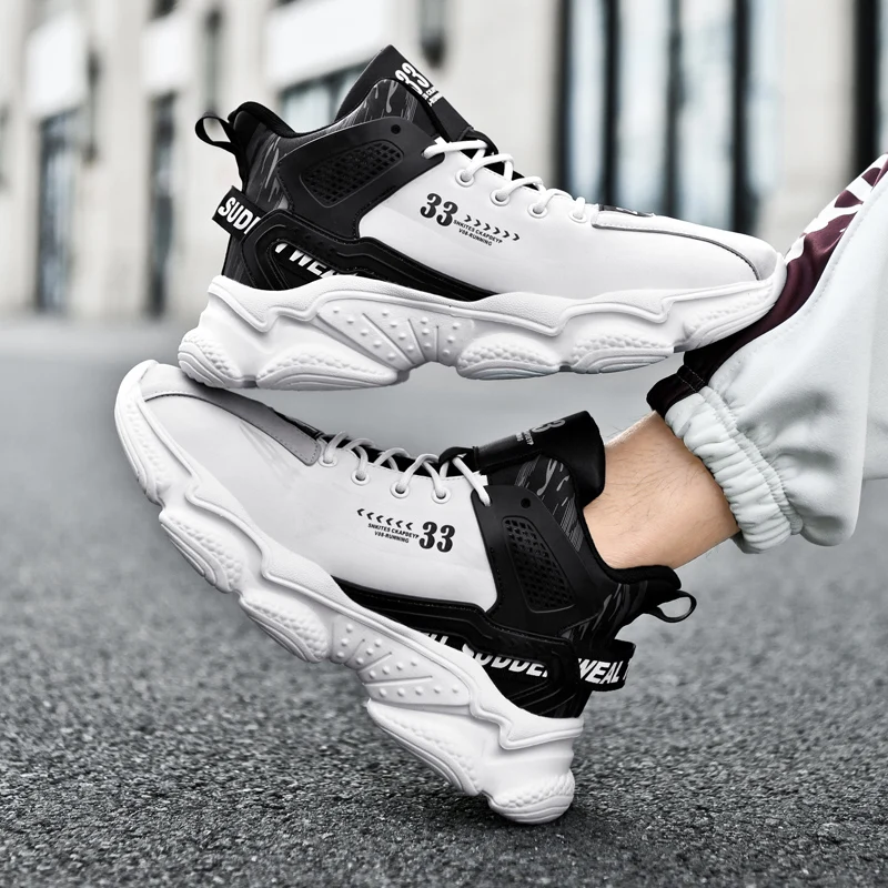 

Men's shoes 2025 new spring and autumn sports shoes, durable and lightweight running shoes, breathable for teenagers, middle sch