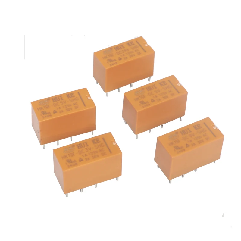 【3PCS】DC HK19F-DC3V-SHG 3V 5V 9V 12V 8 Foot 2A 2 Open 2 Closed Relay Communication Signal Relay Electromagnetic Relay