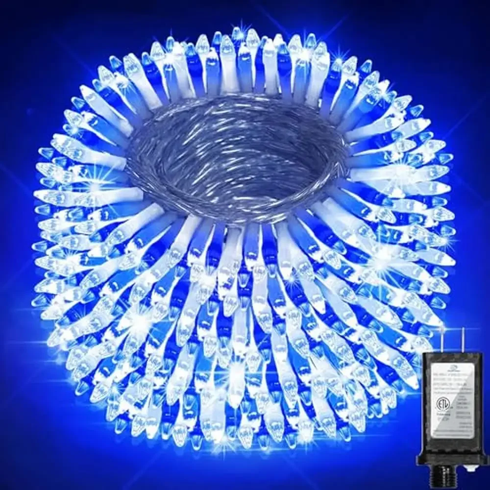 1500 LED Christmas Lights Outdoor 502FT String Lights with Timer Memory Waterproof IP44