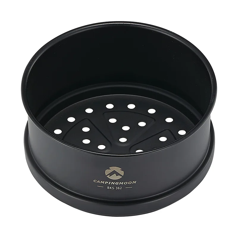 

Bks362 Stainless Steel Titanium Plated Camping Picnic Cooking Outdoor Kitchenware Steamer Basket Snow Puller Bowl Steamer Drawer