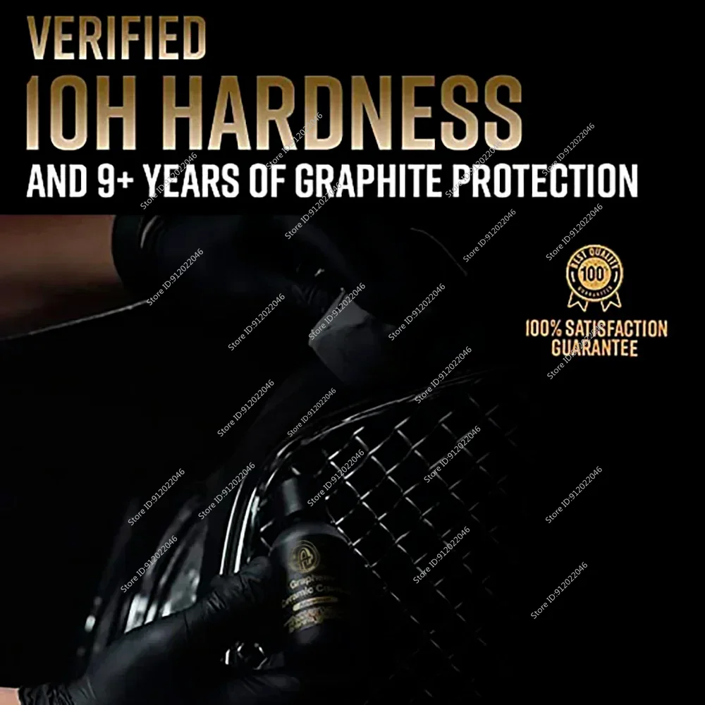 Graphene Ceramic Car Coating 10H for Cars 7+ Years of Protection Apply After Car Wash Clay Bar Car Buffer Polisher Motorcycle
